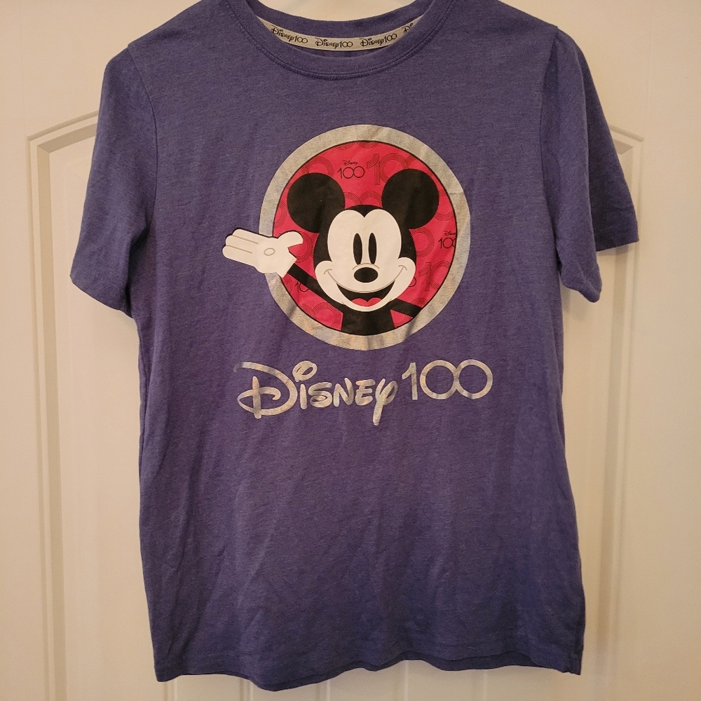 Disney Kids Purple Mickey Mouse Tee Youth XL